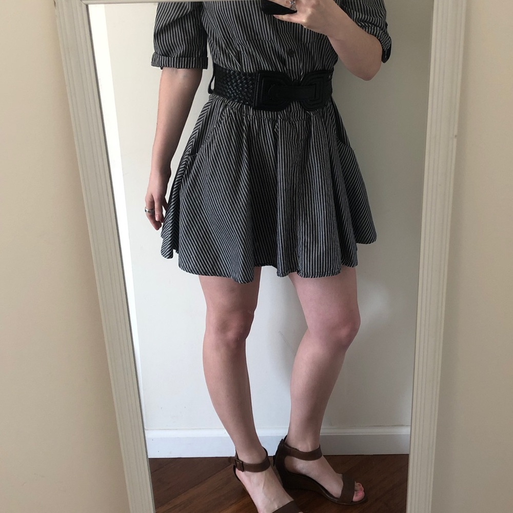 BaileyGirl Striped Shirt Dress - Picture 12 of 16